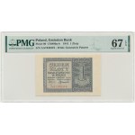 1 złoty 1941 - AA - PMG 67 EPQ - poszukiwana seria