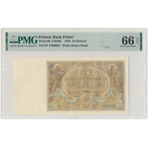 10 zlotys 1929 - Série FF - PMG 66 EPQ
