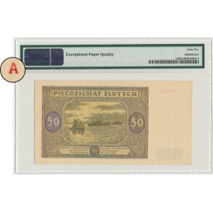 50 złotych, 1946 - A - PMG 65 EPQ - first series
