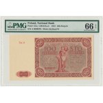 100 zlotych, 1947 - A - PMG 66 EPQ - first series