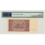5 zlotych, 1948 - A - PMG 64 EPQ