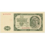 50 złotych 1948 - AA - Ilustrowany w katalogu Czesława Miłczaka