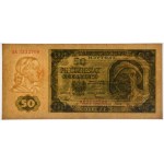 50 złotych 1948 - AA - Ilustrowany w katalogu Czesława Miłczaka