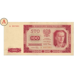 100 zlotys 1948 - A - série très rare