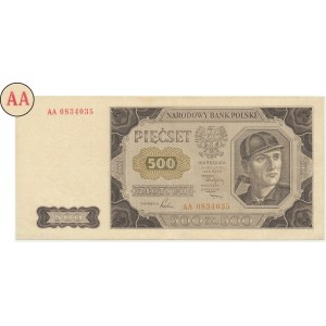 500 złotych 1948 - AA -
