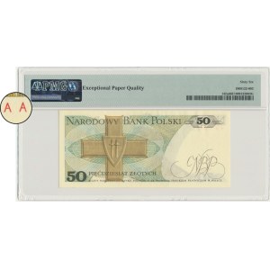 50 złotych, 1975 - AA - PMG 66 EPQ - VERY RARE