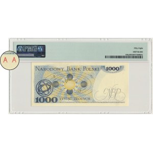 1,000 zlotys, 1975 - AA - PMG 58