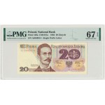 20 zlotych, 1982 - A - PMG 67 EPQ - first series