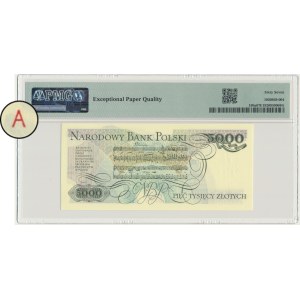 5,000 zlotys, 1982 - A - PMG 67 EPQ - first series