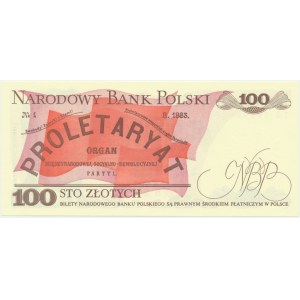 100 zlotych, 1988 - TB - transitional series