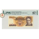 20,000 zlotys, 1989 - A - PMG 67 EPQ - first series
