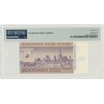 200.000 złotych 1989 - A - PMG 67 EPQ - pierwsza seria