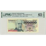 500.000 złotych 1993 - AA - PMG 65 EPQ - BARDZO RZADKIE