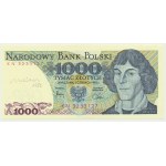 1.000 Złoty 1982 – KN – mit Autogramm von A. Heidrich