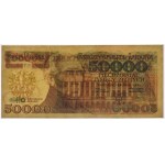 50,000 zlotys, 1989 - AA - PMG 64 - autographed by A. Heidrich