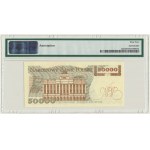 50,000 zlotys, 1989 - AA - PMG 64 - autographed by A. Heidrich