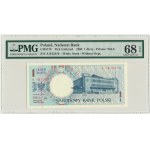 1 złoty 1990 - A - PMG 68 EPQ - pierwsza seria