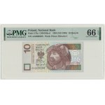 10 zlotych, 1994 - AA 0000288 - PMG 66 EPQ - low serial number