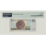 10 zlotych, 1994 - AA 0000288 - PMG 66 EPQ - low serial number