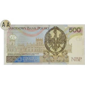 500 zlotych 2016 - AA -