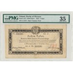 1 thaler, 1810 – Sobolewski – with a die mark – PMG 35 – LOW NUMBER
