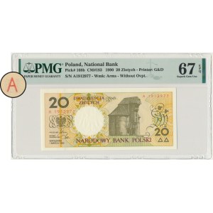 20 złotych 1990 - A - PMG 67 EPQ