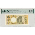 20 złotych 1990 - A - PMG 67 EPQ