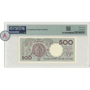 500 złotych 1990 - A - PMG 67 EPQ