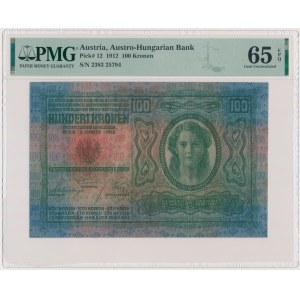 Austria, 100 Kronen 1912 - PMG 65 EPQ