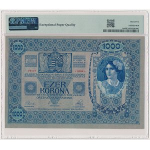 Rakousko, 1 000 korun, 1902 – PMG 65 EPQ