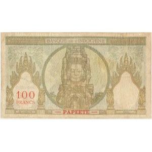 Tahiti, 100 Francs (1939-65)