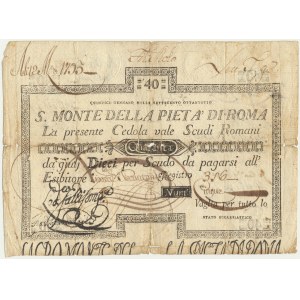 Włochy, Papal States, Vatican, 40 Scudi 1793