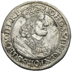 John II Casimir, 1/4 Thaler Danzig 1658/7 DL