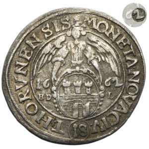 John II Casimir, 1/4 Thaler Thorn 1662 HDL