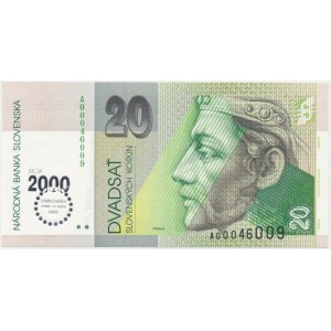 Slovakia, 20 Korun 2000 - commemorative note -