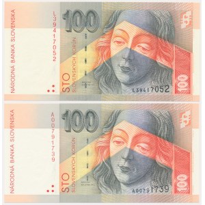 Slovakia, 100 Korun 1999 (2 pcs.)