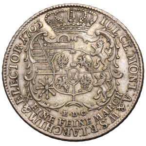 Friedrich Christian, Thaler Leipzig 1763 EDC