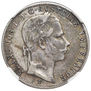 Austria, Franz Joseph I, 1 Floren Venice 1862 V - NGC VF30