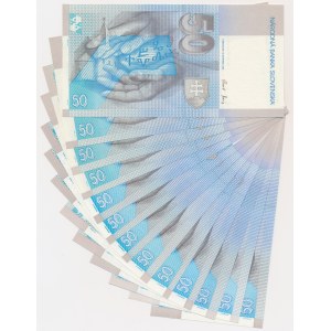 Slovakia, set 50 Korun 2005 (13 pcs.)