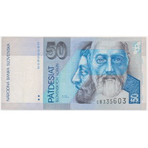 Slovakia, 50 Korun 1993 - 7-digits -
