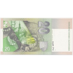 Slovakia, 20 Korun 1993