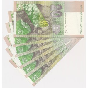 Slovakia, 20 Korun 2004 (6 pcs.)