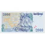 Portugal, 2.000 Escudos 2000 - with autograph of the designer Czesław Słania