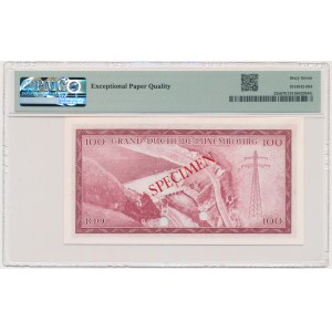 Luxembourg, 100 Francs 1963 - SPECIMEN - PMG 67 EPQ