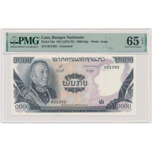 Laos, 1.000 Kip (1974-75) - PMG 65 EPQ