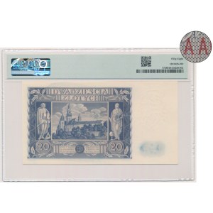 20 zlotych, 1936 - AA - PMG 58 - first series