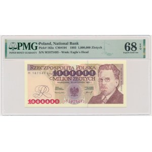 1 million de zlotys 1993 - M - PMG 68 EPQ