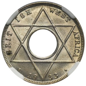British West Africa, George V, 1/10 Penny London 1933 - NGC MS66