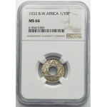 British West Africa, George V, 1/10 Penny London 1933 - NGC MS66