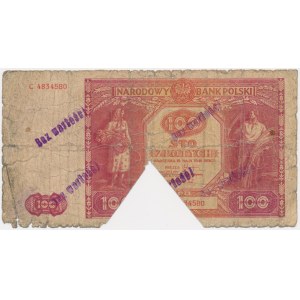 100 zlotych, 1946 - C - No value